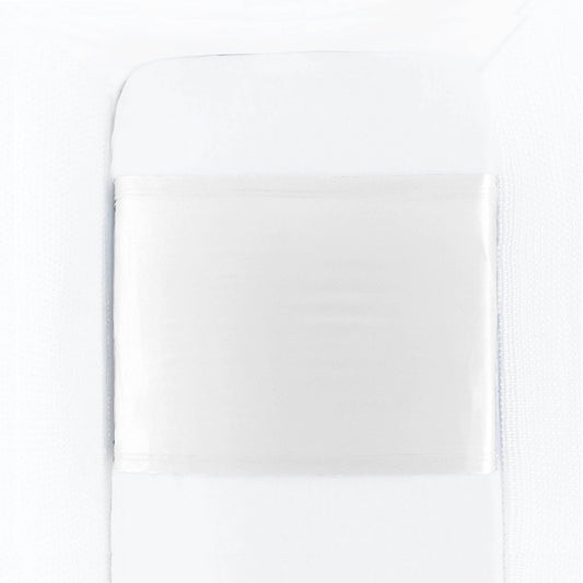 Silk Cot & Bassinet Sleeve 100% Pure Mulberry Silk Slip for Baby Cribs - Pearl White