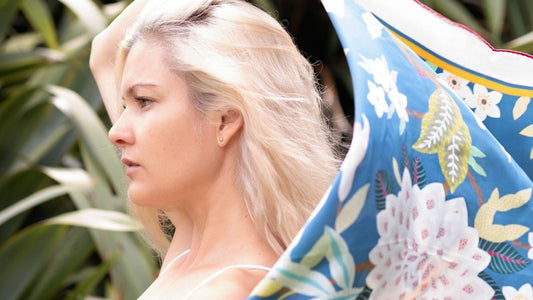 Summer Bloom custom silk scarf project