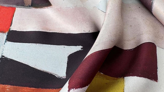 African City silk scarf made with The Suter Art Gallery