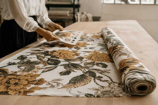 Digital printing compared with screen printing on silk scarves