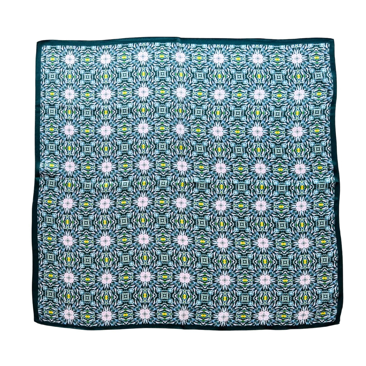 Daisy Mirage Pure Mulberry Silk Square Scarf Bandana