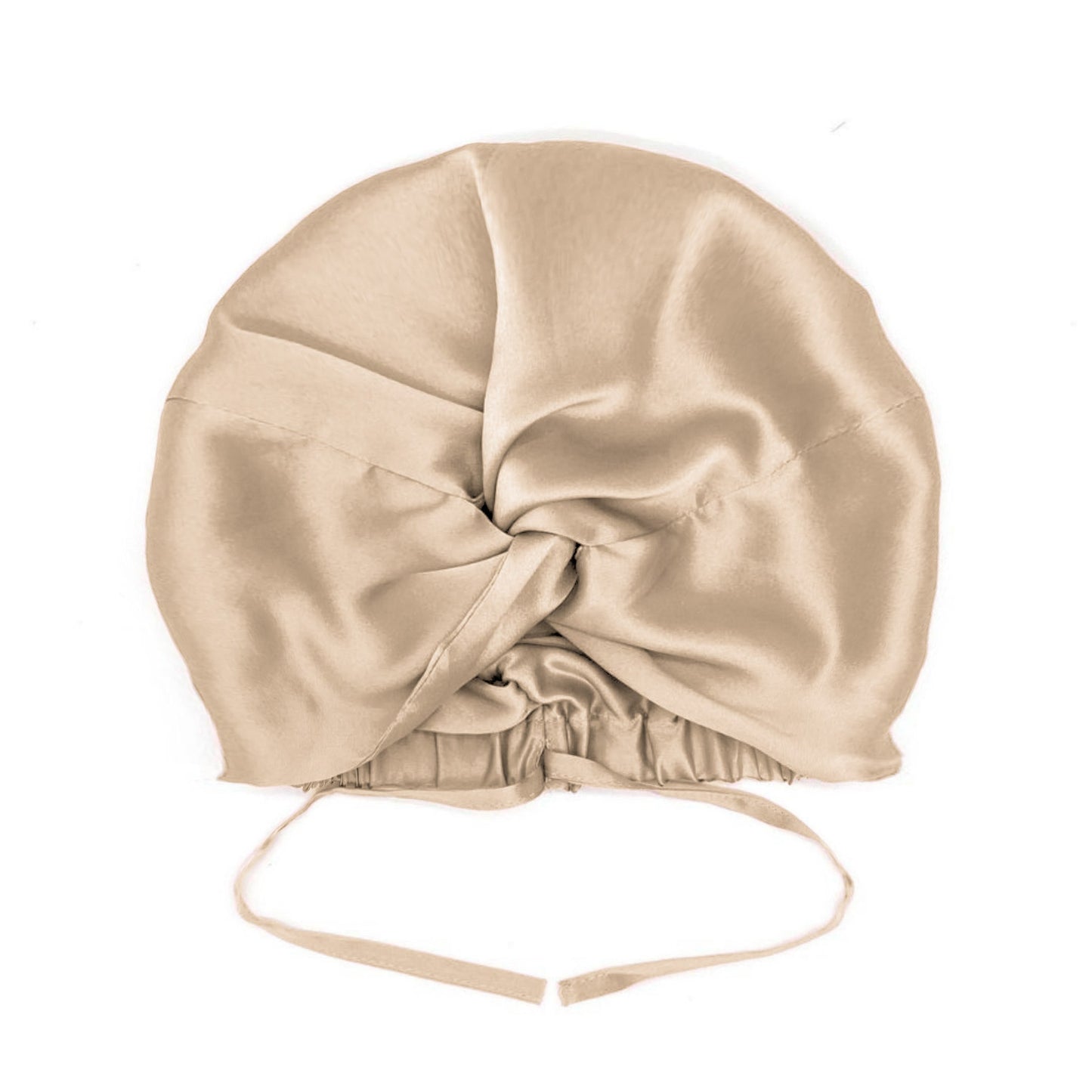 Viridian Silver Mulberry Silk Hair Bonnet – Double-Lined, Adjustable Fit