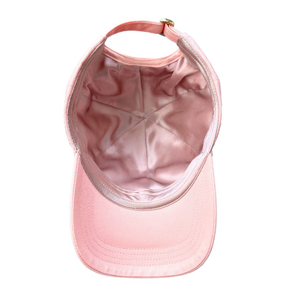 Silk-lined Essential Baseball Cap - Pink